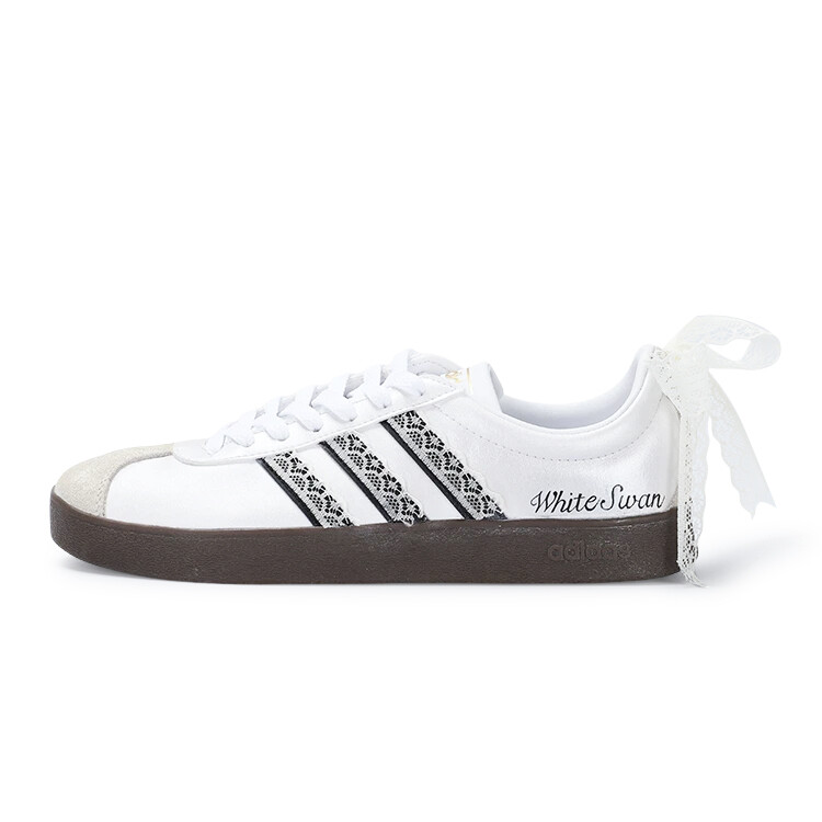 

Кроссовки adidas neo Skateboarding Shoes Unisex Low-top Black/white, черный/белый