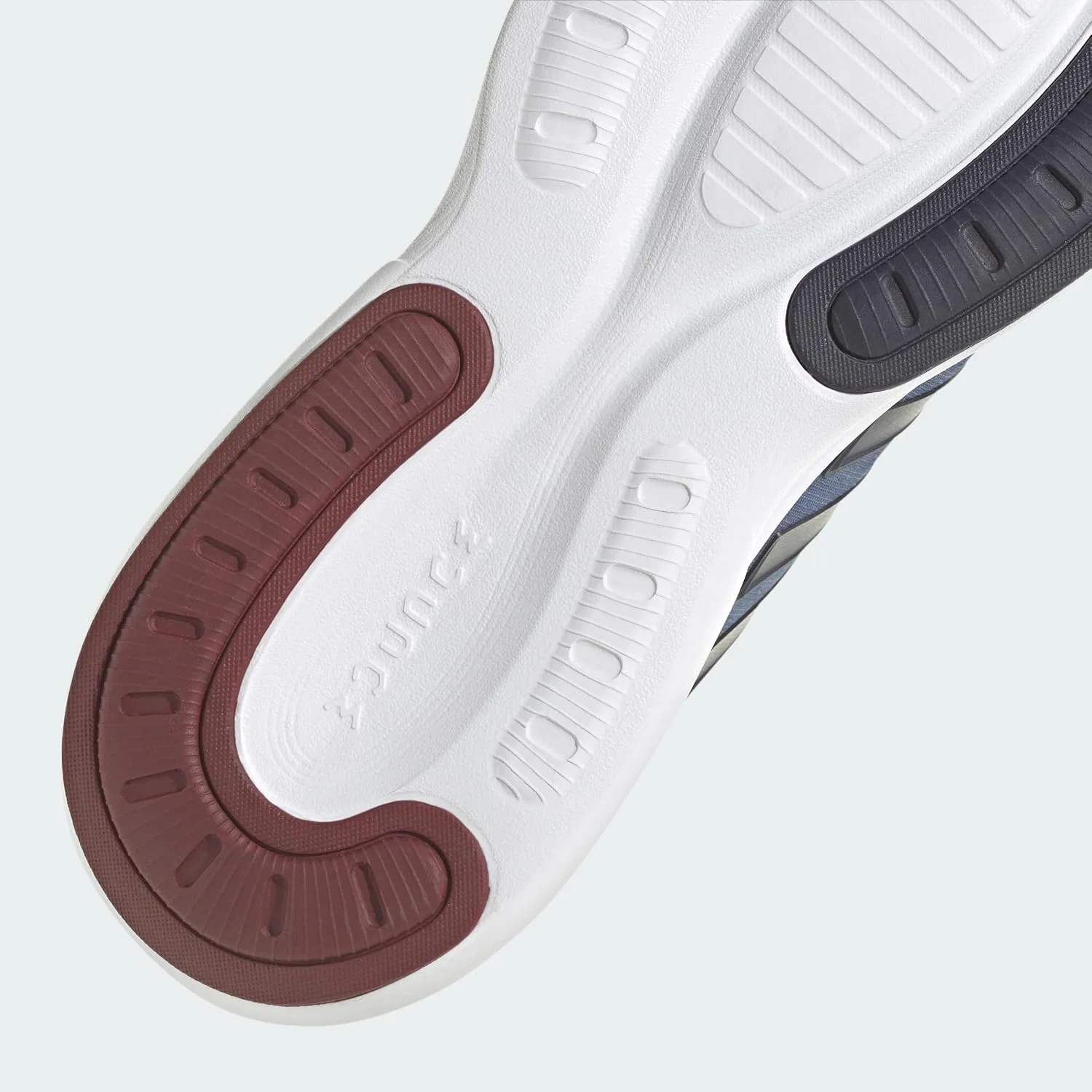 Мужские кроссовки Adidas Alphaedge + для бега, Crew Blue Shadow Navy Shadow Red — фото 4