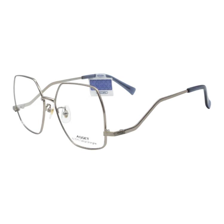 

SEIKO Нестандартные очки в золотой оправе Unisex Gold, Medium Gray