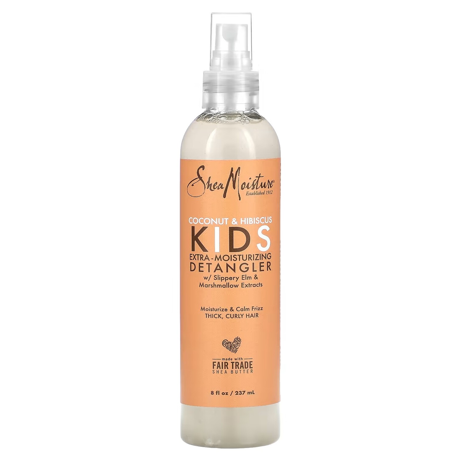 

SheaMoisture Kids Экстра-увлажняющее средство для распутывания волос с кокосом и гибискусом, 8 жидких унций (237 мл)