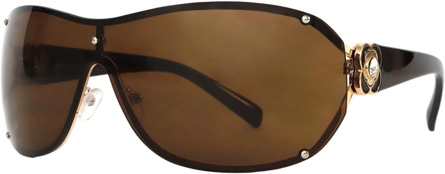 

Willochra Роскошные солнцезащитные очки большого размера с оправой в стиле Y2k, украшенные стразами, женские, без оправы, с бриллиантами, футуристические хрустальные очки, C2