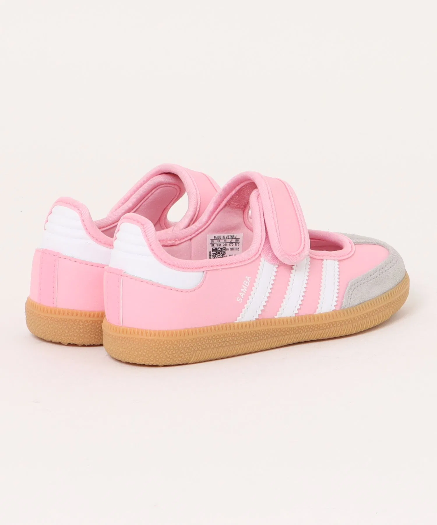 Детские кроссовки Adidas Samba Jane C розовые — фото 2