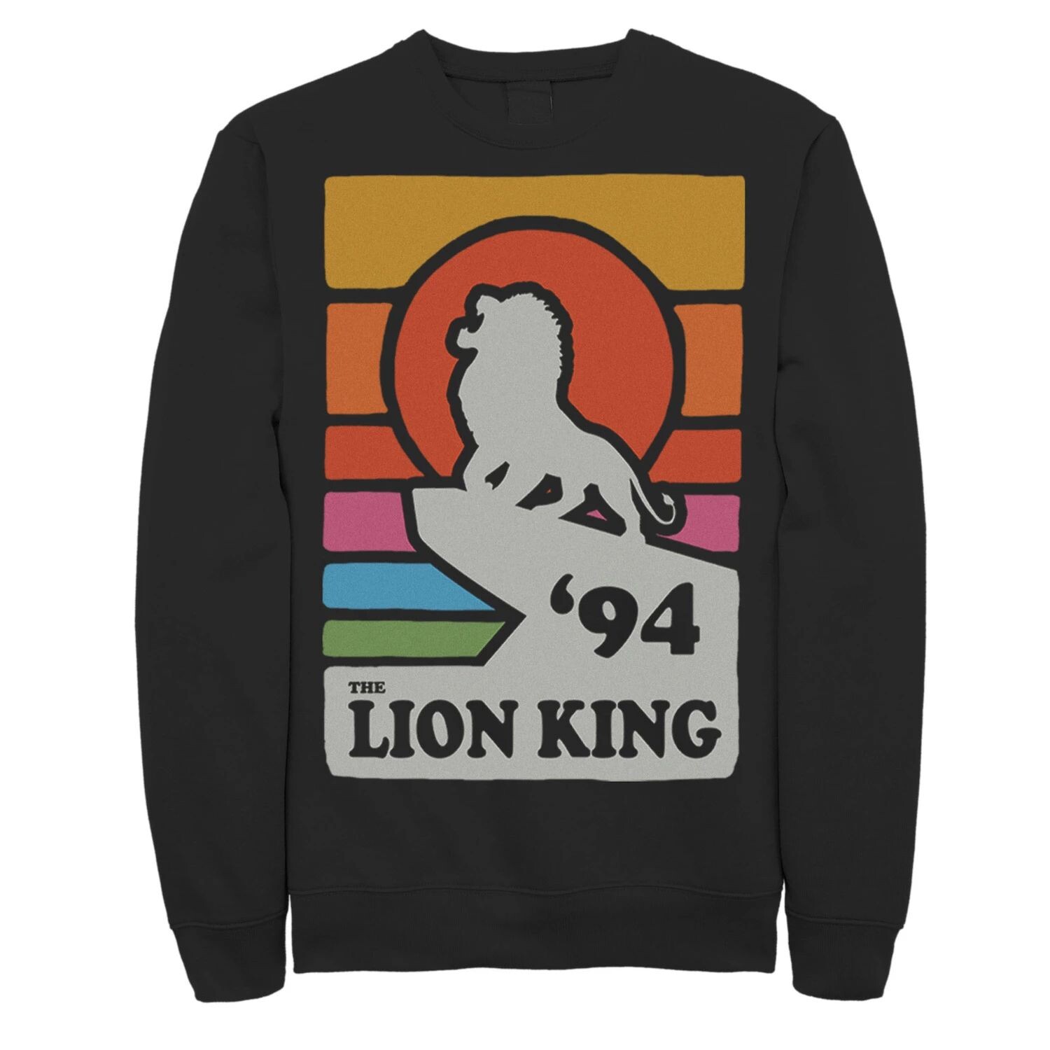 

Мужской свитшот Disney The Lion King Pride Rock Licensed Character