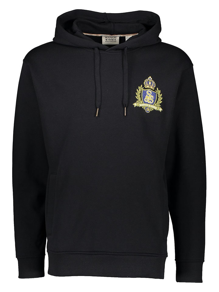 

Толстовка с капюшоном Scotch & Soda, черный