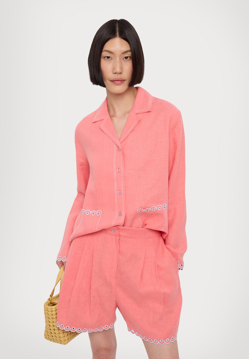 

Блузка на пуговицах PETRA SHIRT Sleeper, розовый