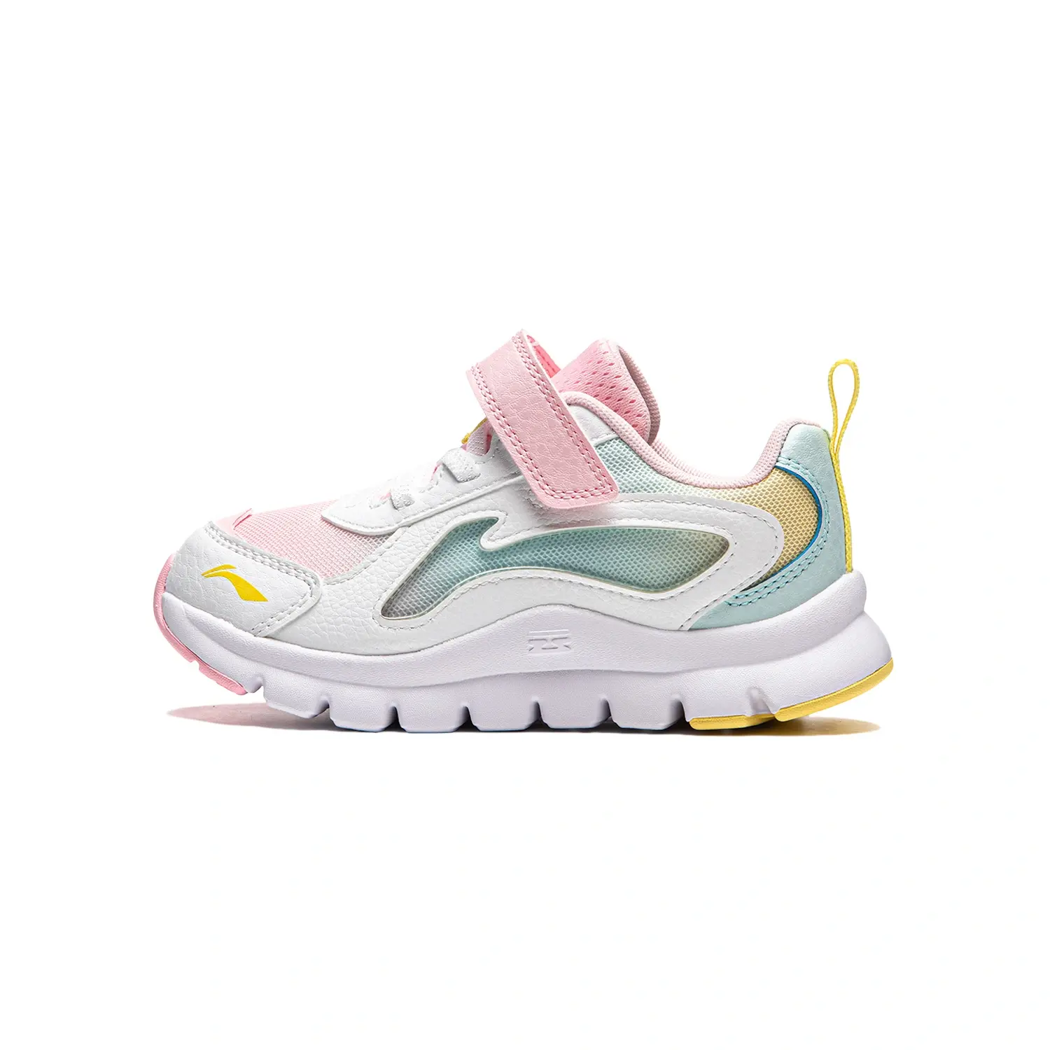 

LINING YOUNG Детские кроссовки Cosmic Cushioning с высокой амортизацией, износостойкими, дышащими, с низким верхом, для повседневной носки, белого и розового цвета, для дошкольников