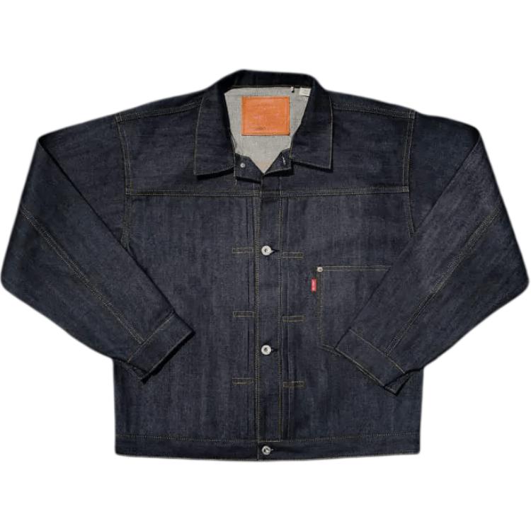 

Коллекция винтажной одежды Levi's весна-лето 2025: куртки и пальто унисекс Levis, синий