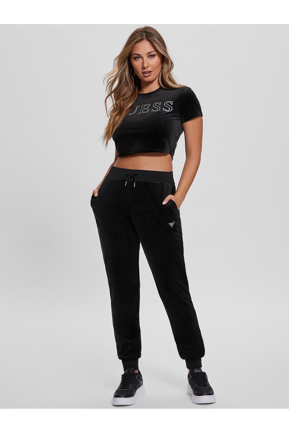 

Женские спортивные штаны для активного отдыха Couture V3BB27KBXI2-JBLK Guess, черный