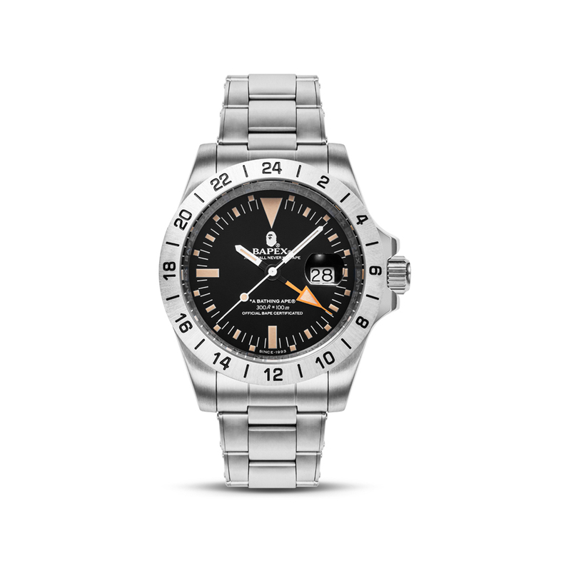 

Bape Bathing Ape Type 8 Bapex Часы Серебристый/Черный A BATHING APE