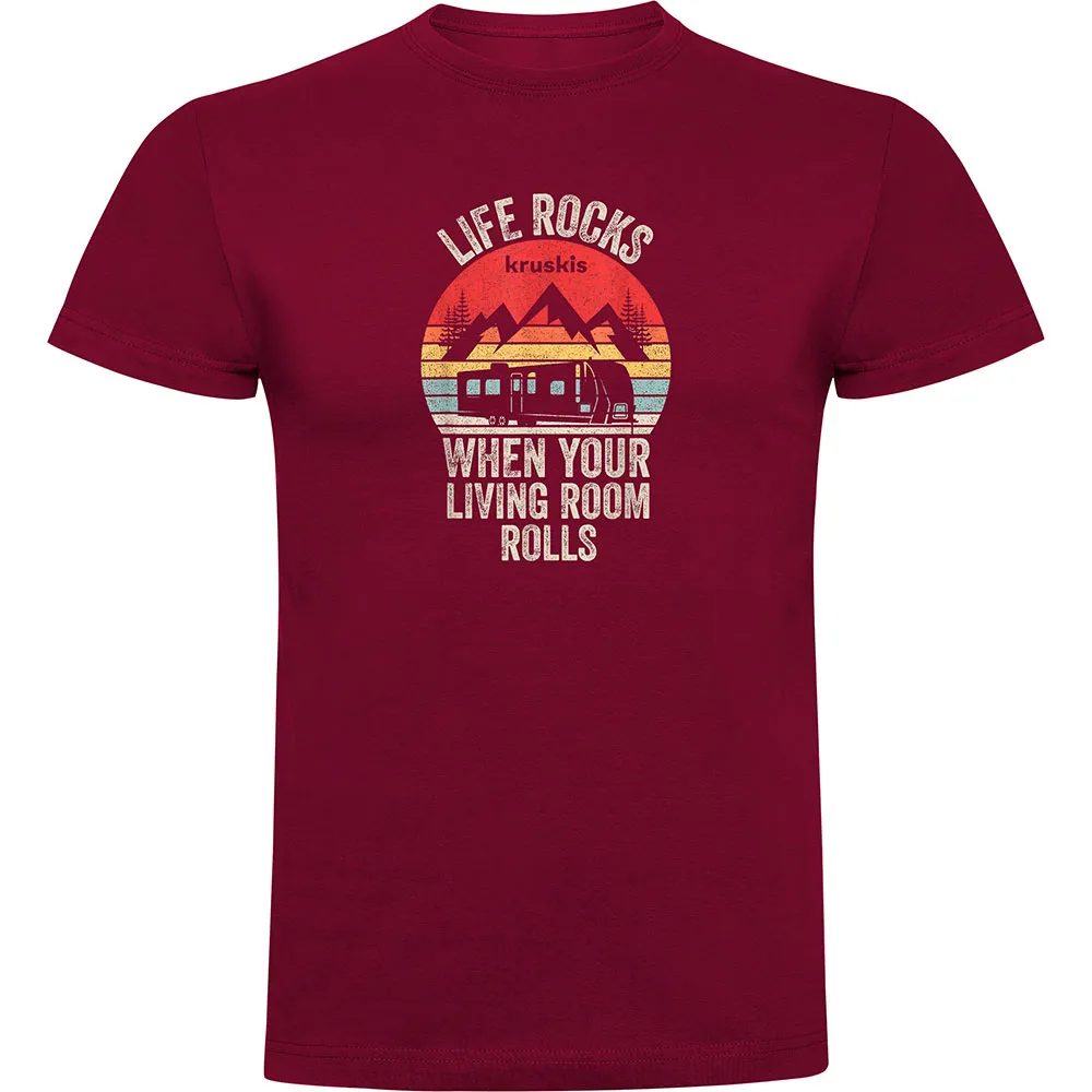 

Футболка с коротким рукавом Kruskis Life Rocks, красный