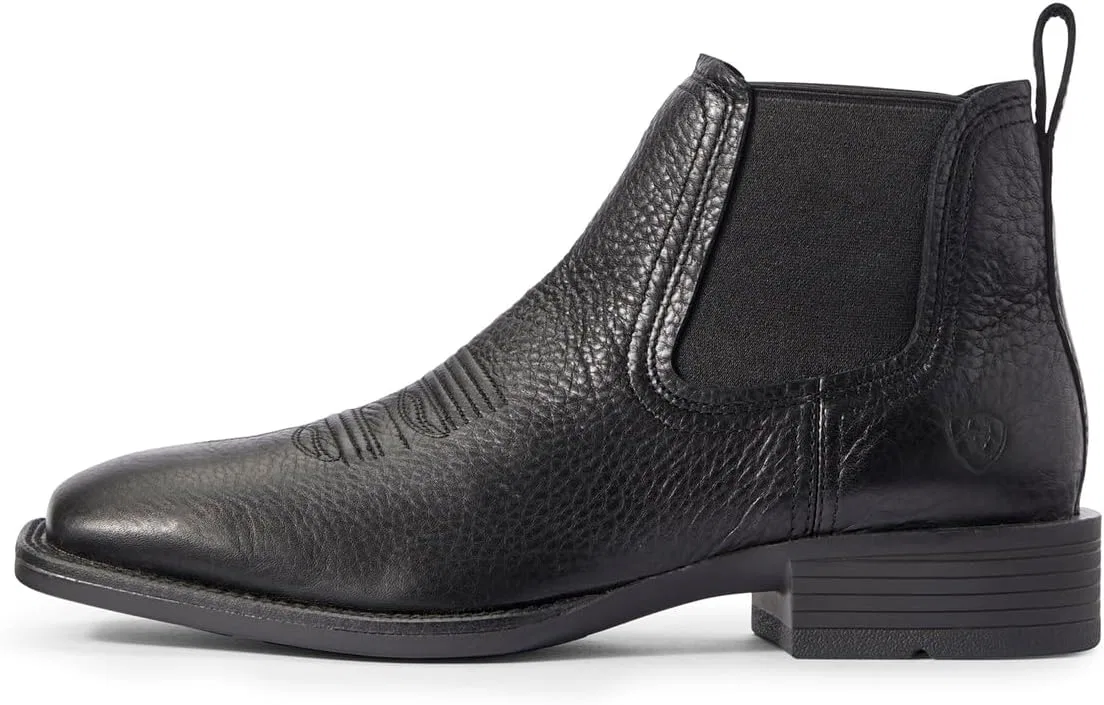 Мужские ботинки Ariat Booker Ultra Western Boot, Black — фото 2