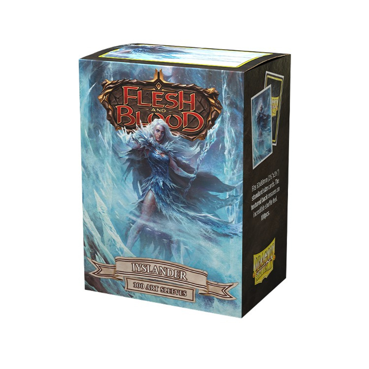 

Карточная игра Dragon Shield: Flesh & Blood Uprising - Iyslander - Art, Matte Card Sleeves (100)