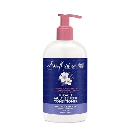 

SheaMoisture Кондиционер без силикона для сухих волос с сахарным тростником и без сульфатов лугового пенника, 13 унций