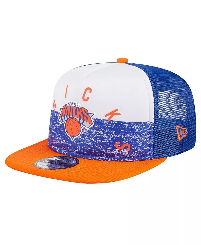 

Мужская синяя бейсболка New York Knicks Arch A-Frame Trucker 9FIFTY Snapback New Era