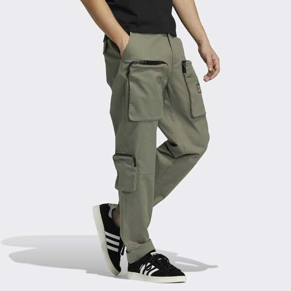 Спортивные штаны adidas originals Premium Wv Pnt Multiple Pockets Cargo Sports Long Pants Green, зеленый — фото 4