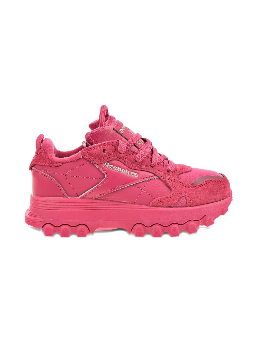 Кроссовки X Cardi B Classic PS "Semi Pursuit Pink" Reebok Kids, розовый — фото 2