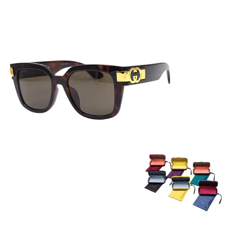 

GUCCI Специализированные очки для овальной формы лица, Tortoiseshell