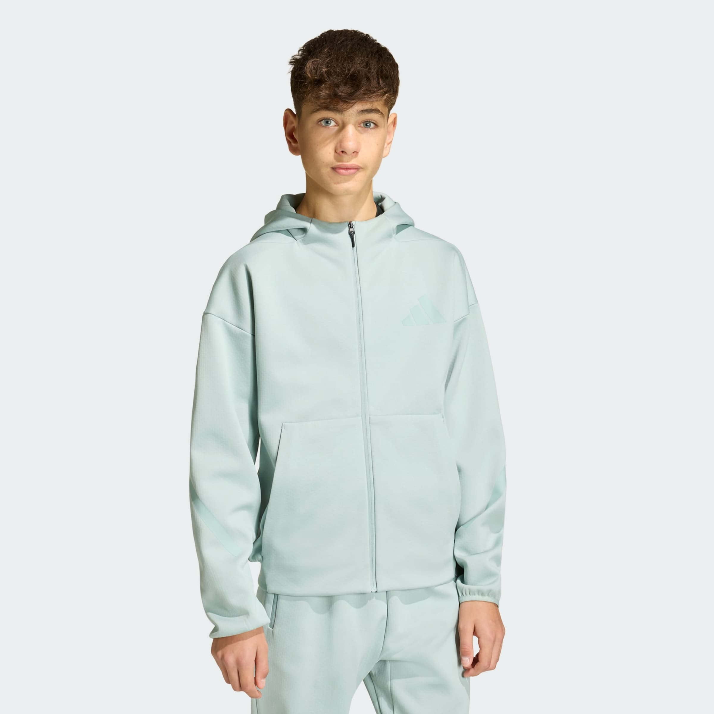 Adidas Sportswear Спортивная толстовка с молнией 'Z.N.E.' в цвете Mint — фото 2