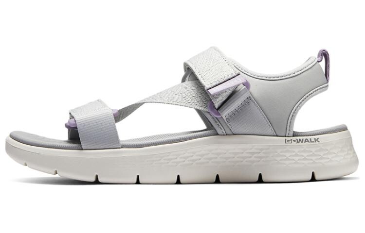 Пляжные сандалии женские серые/сиреневые Skechers
