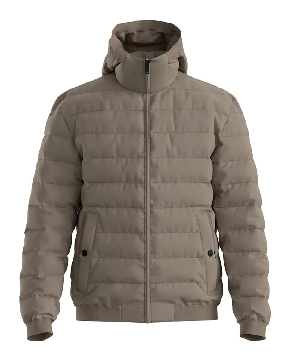 

Мужская куртка с длинными рукавами и капюшоном Boss, зеленый