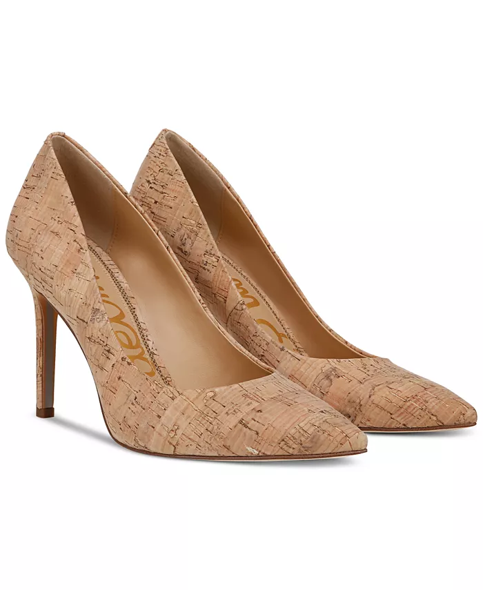 Женские туфли-лодочки цвета ореха Sam Edelman, коричневый/бежевый