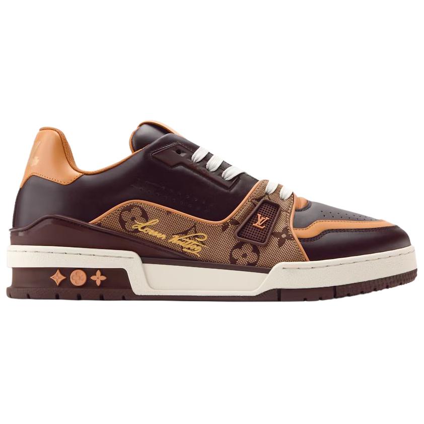 Кроссовки Low Top Skateboard для мужчин LOUIS VUITTON, коричневый — фото 3