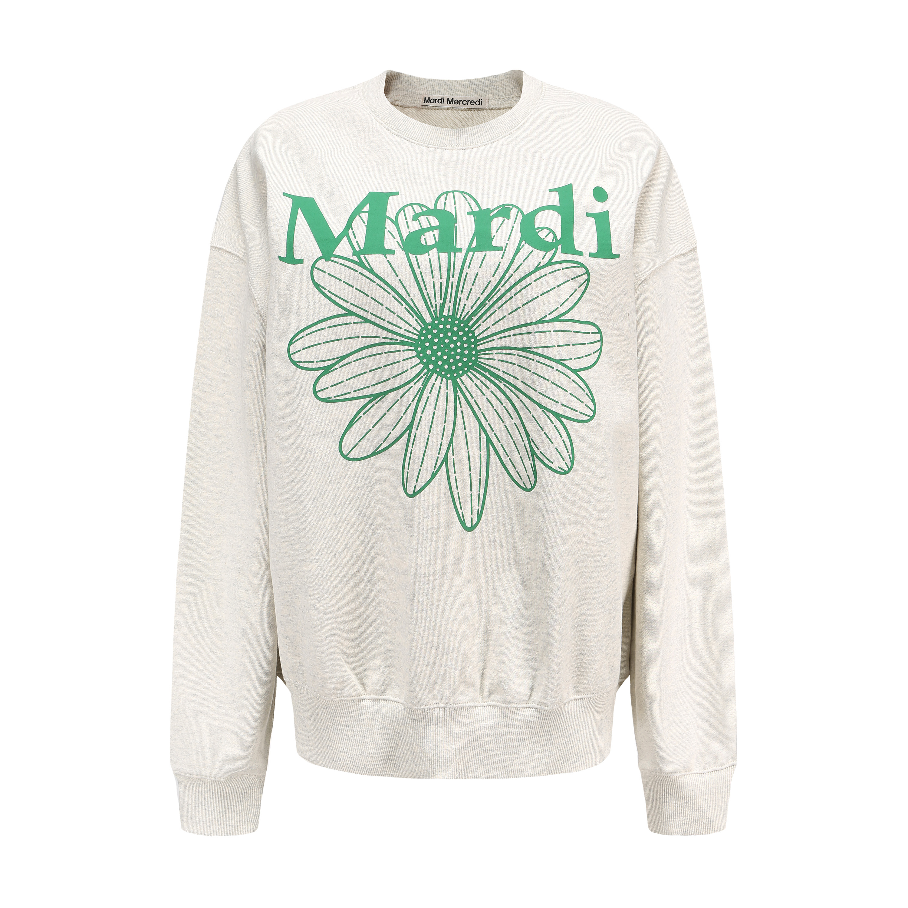 

Свитшот унисекс MARDI MERCREDI, Raw White (Madagascar Vanilla Black)