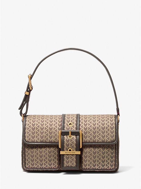 

Сумка Colby Mk2000 с жаккардовым логотипом Michael Kors, бежевый