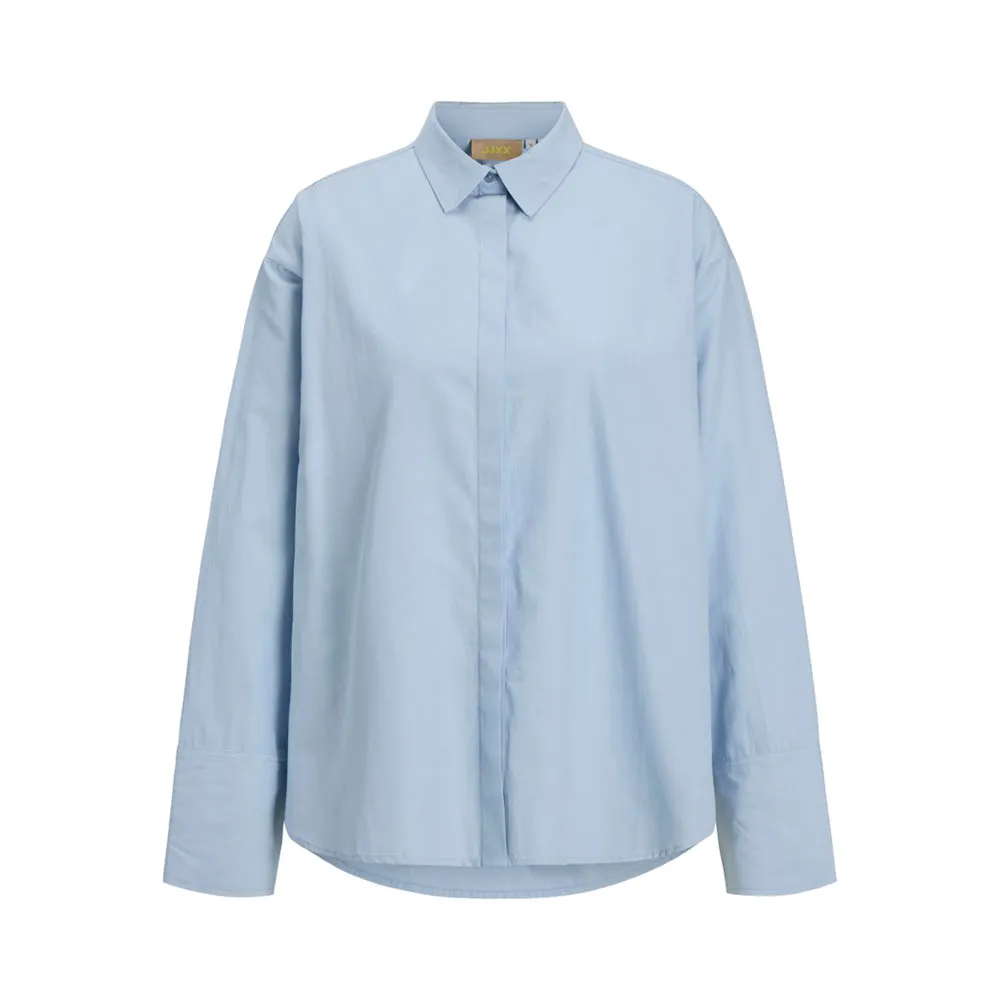 

Рубашка с длинным рукавом Jack & Jones Caro Poplin Relaxed JJXX, синий