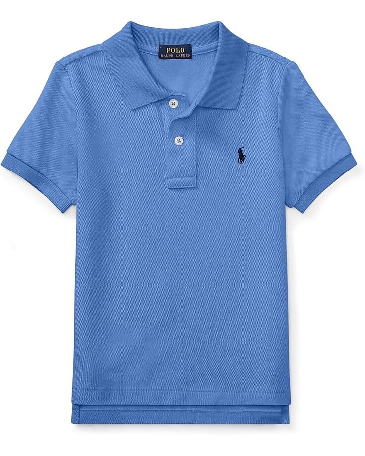 

Поло Polo Ralph Lauren Kids Cotton Mesh Polo Shirt, цвет Scottsdale Blue