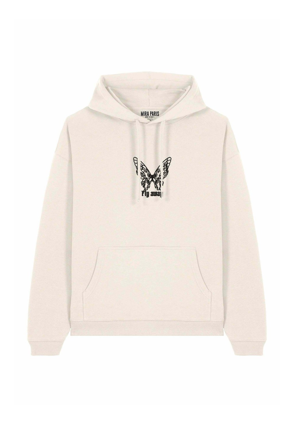 

Толстовка FLY AWAY EMBROIDERY UNISEX - Hoodie Mira Paris, кремовый