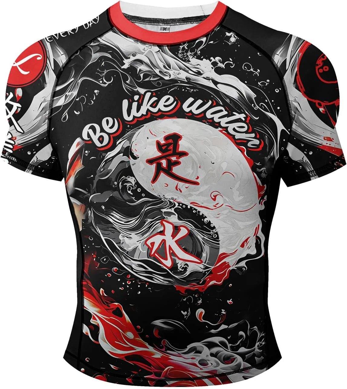 

Мужская футболка с коротким рукавом и принтом Red Plume, быстросохнущая, для тренировок