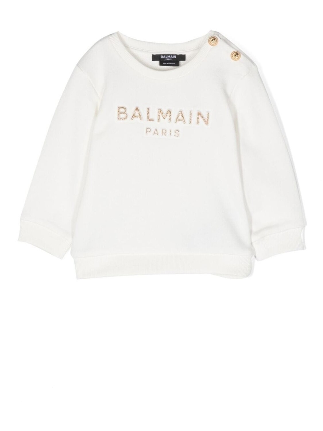 

Balmain Kids футболка с логотипом, белый