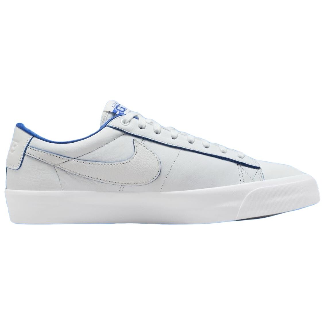 Кроссовки Nike SB Zoom Blazer Skateboarding Shoes Men Low-top White, белый — фото 2