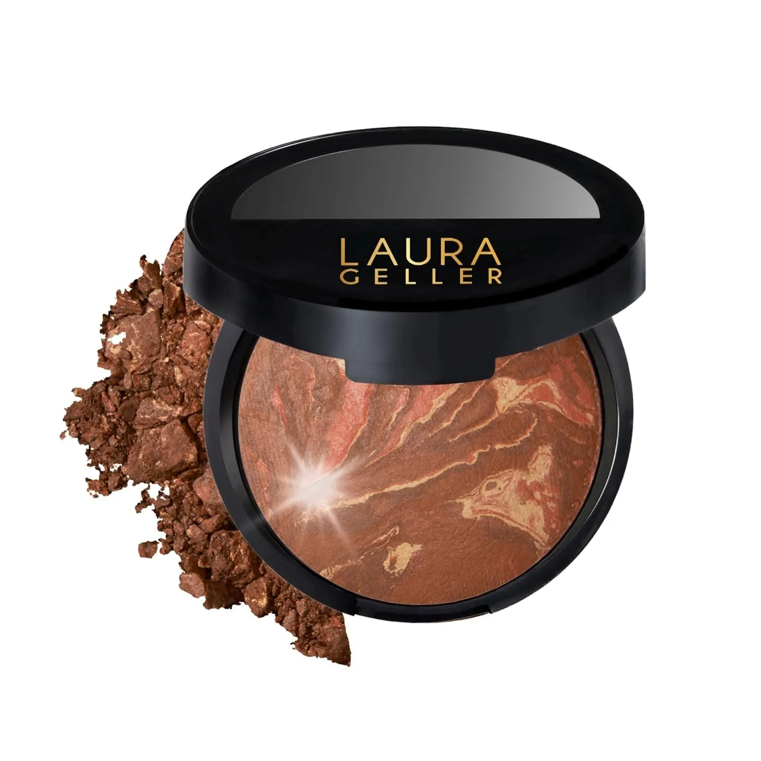 Запеченная тональная основа LAURA GELLER NEW YORK Balance-N-Glow Illuminating Foundation - Цвет «Ириска» - Наслаиваемая, от легкого до полупрозрачного покрытия - Сатиновый финиш, 09 Toffee