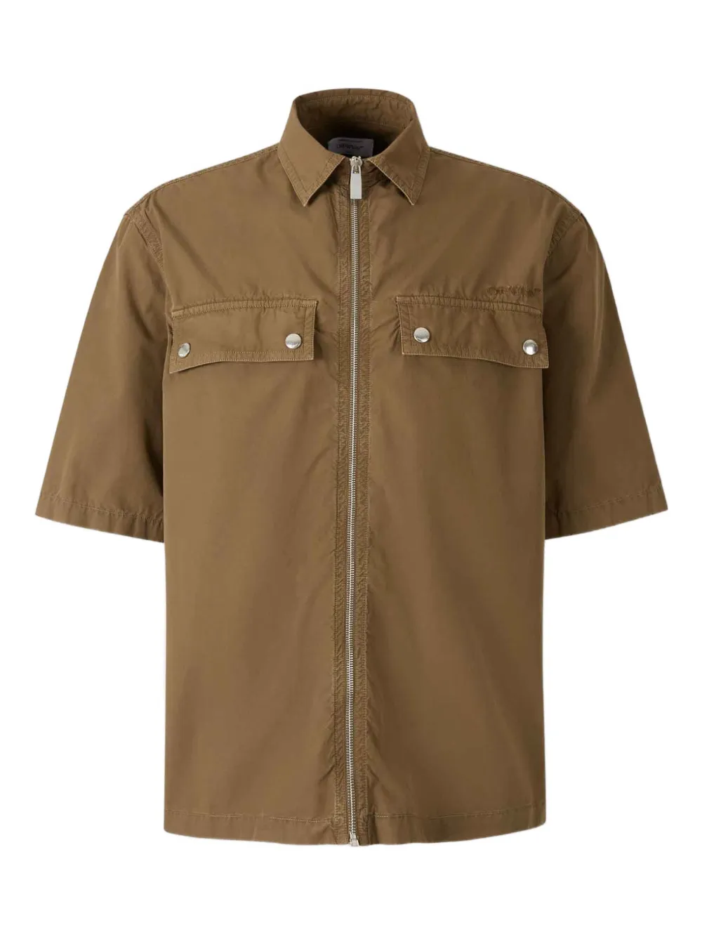 

Куртка-рубашка в стиле боулинг OFF-WHITE, коричневый