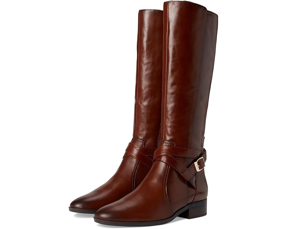 Ботинки Naturalizer Rena2 Narrow Calf Boots, цвет Deep Saddle Brown Leather