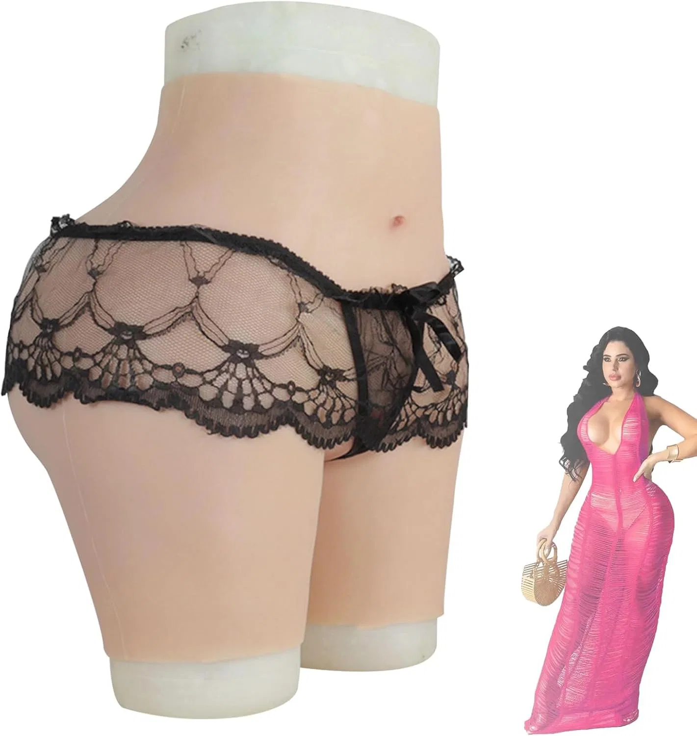 Трусы корректирующие Silicone Push Up Enhancer Ivory