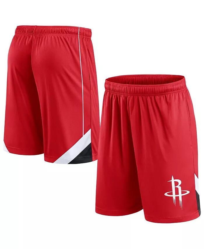 

Мужские красные шорты Houston Rockets Slice Fanatics