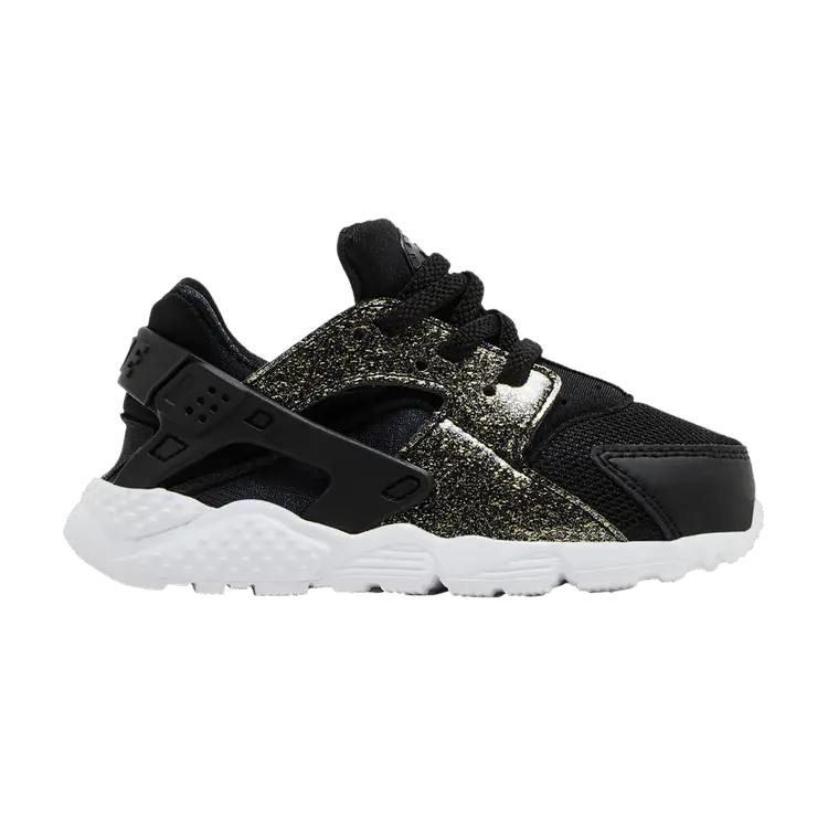 

Кроссовки Nike Huarache Run SE TD 'Black Gold Glitter', черный