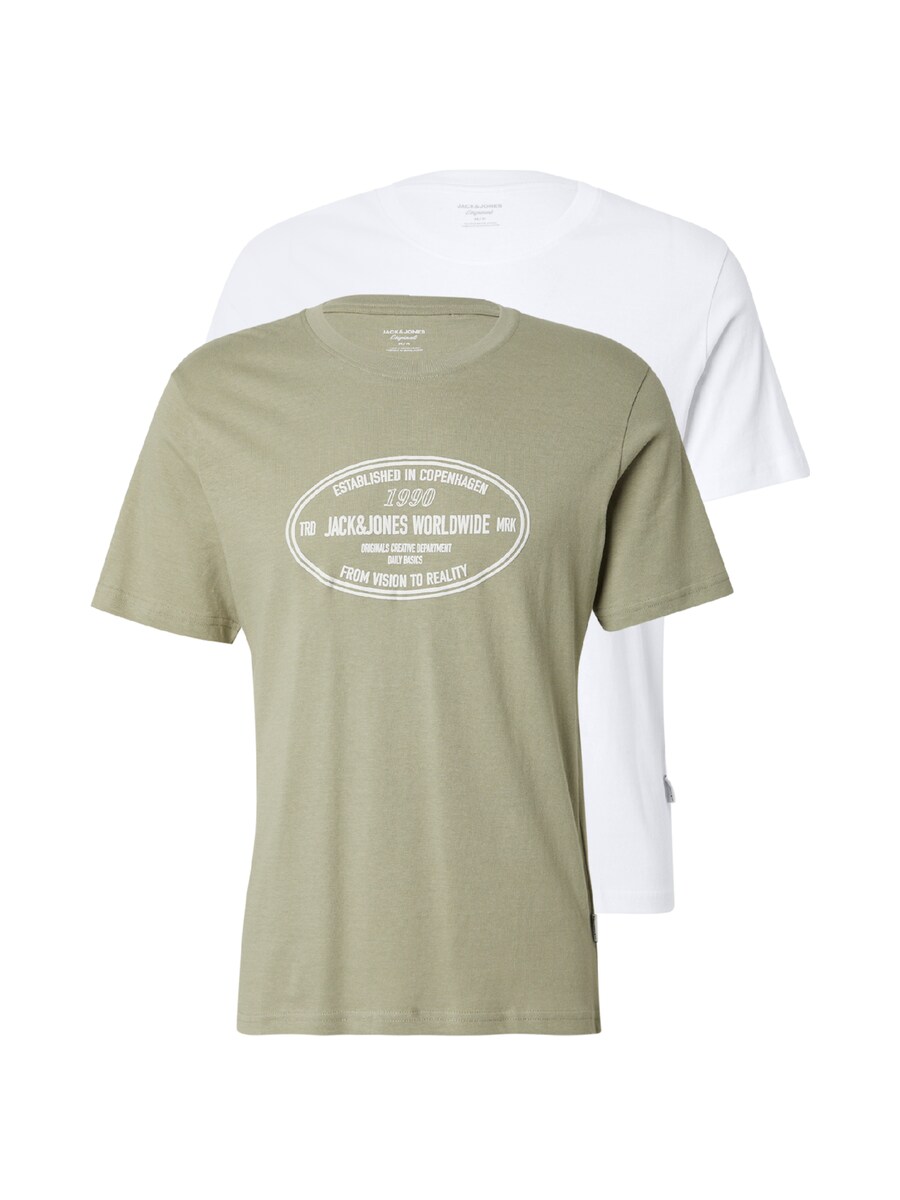 

Футболка JACK & JONES JACK & JONES JORYORK, Olive/White