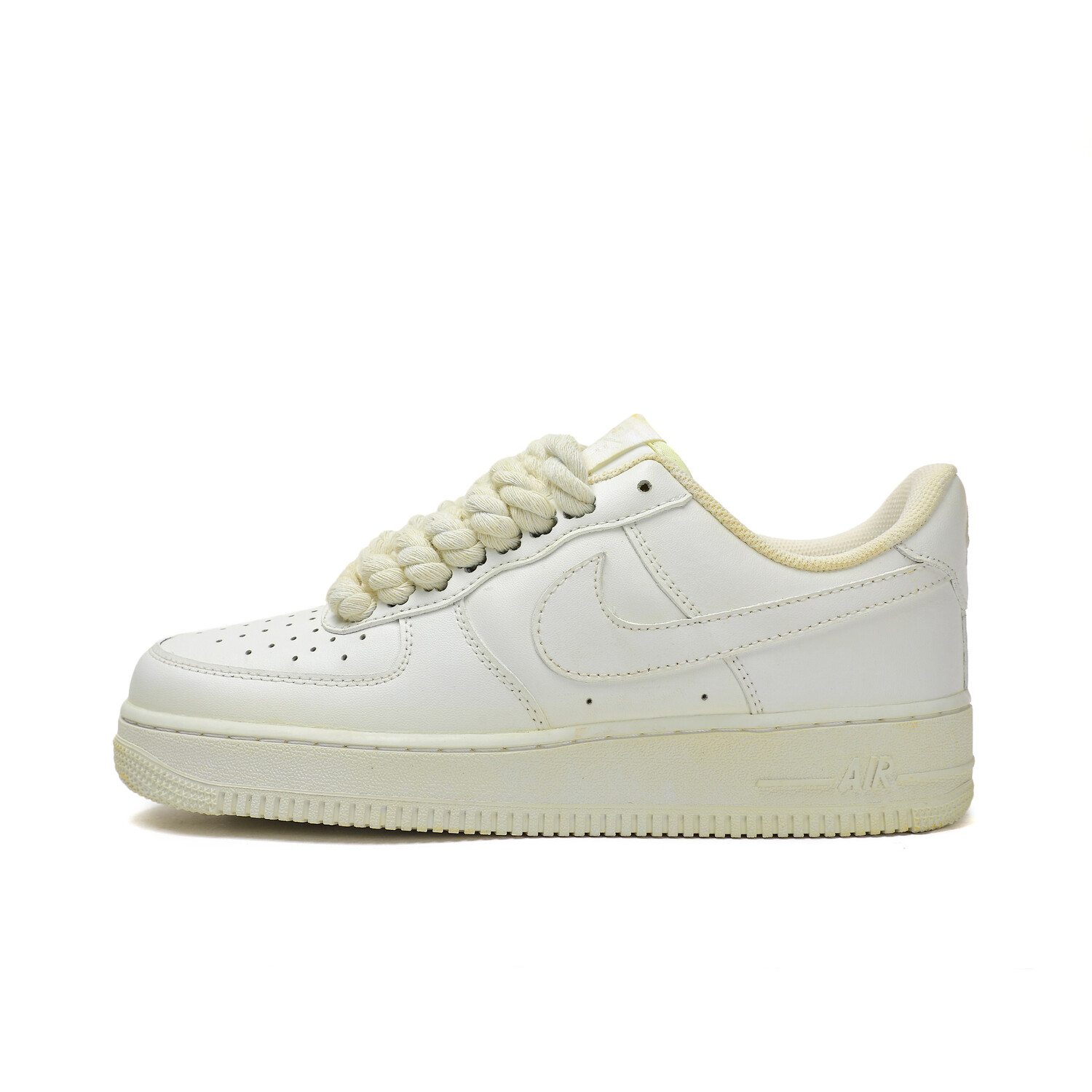

Кроссовки Nike Air Force 1 Skateboarding Shoes Men Low-top White/yellow, светло-желтый