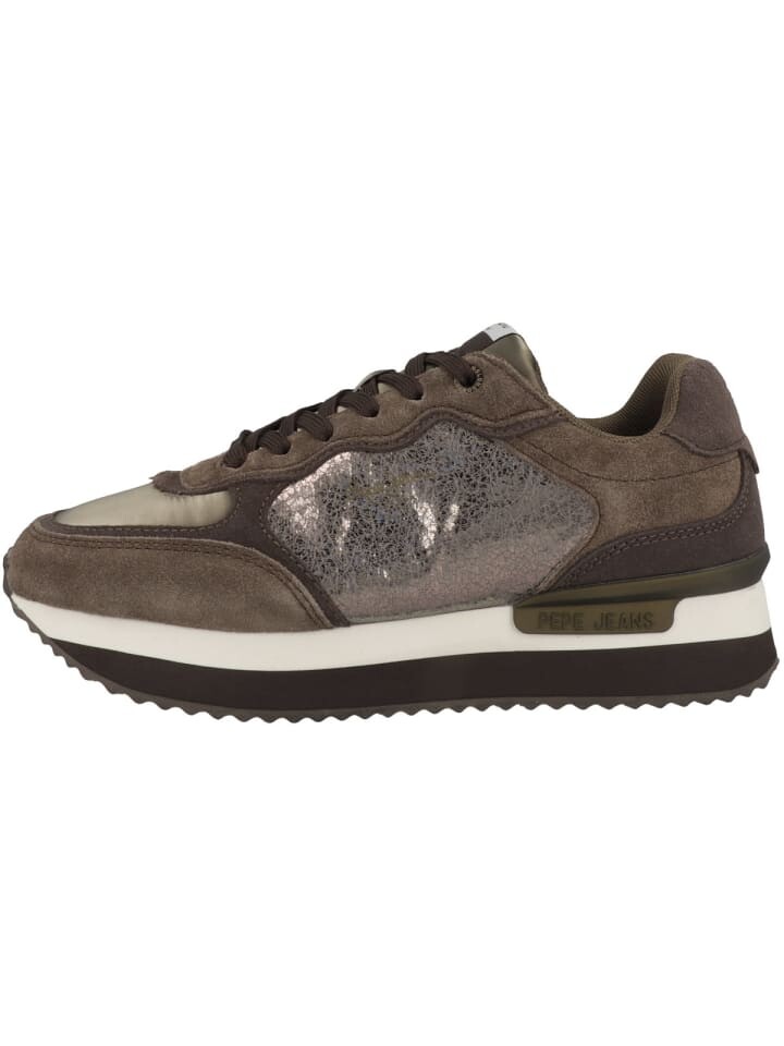 Низкие кроссовки Pepe Jeans low Rusper Stars, коричневый