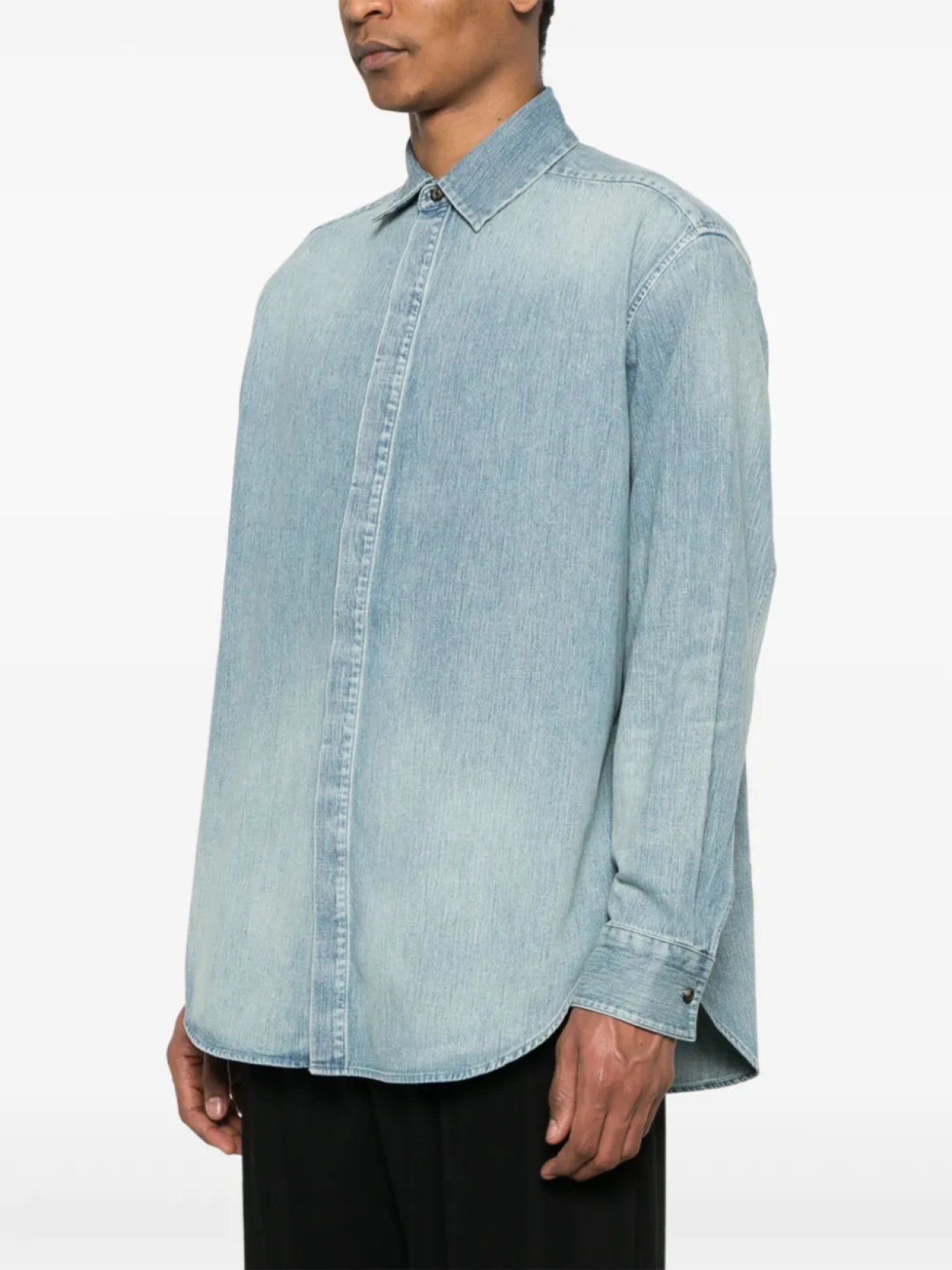 Рубашка Fear Of God FGE250.5011DNM-436 MEDIUM INDIGO, синий — фото 3