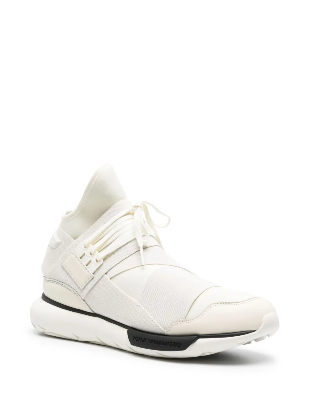 Высокие кроссовки Qasa из коллаборации с Adidas Y-3, белый — фото 2