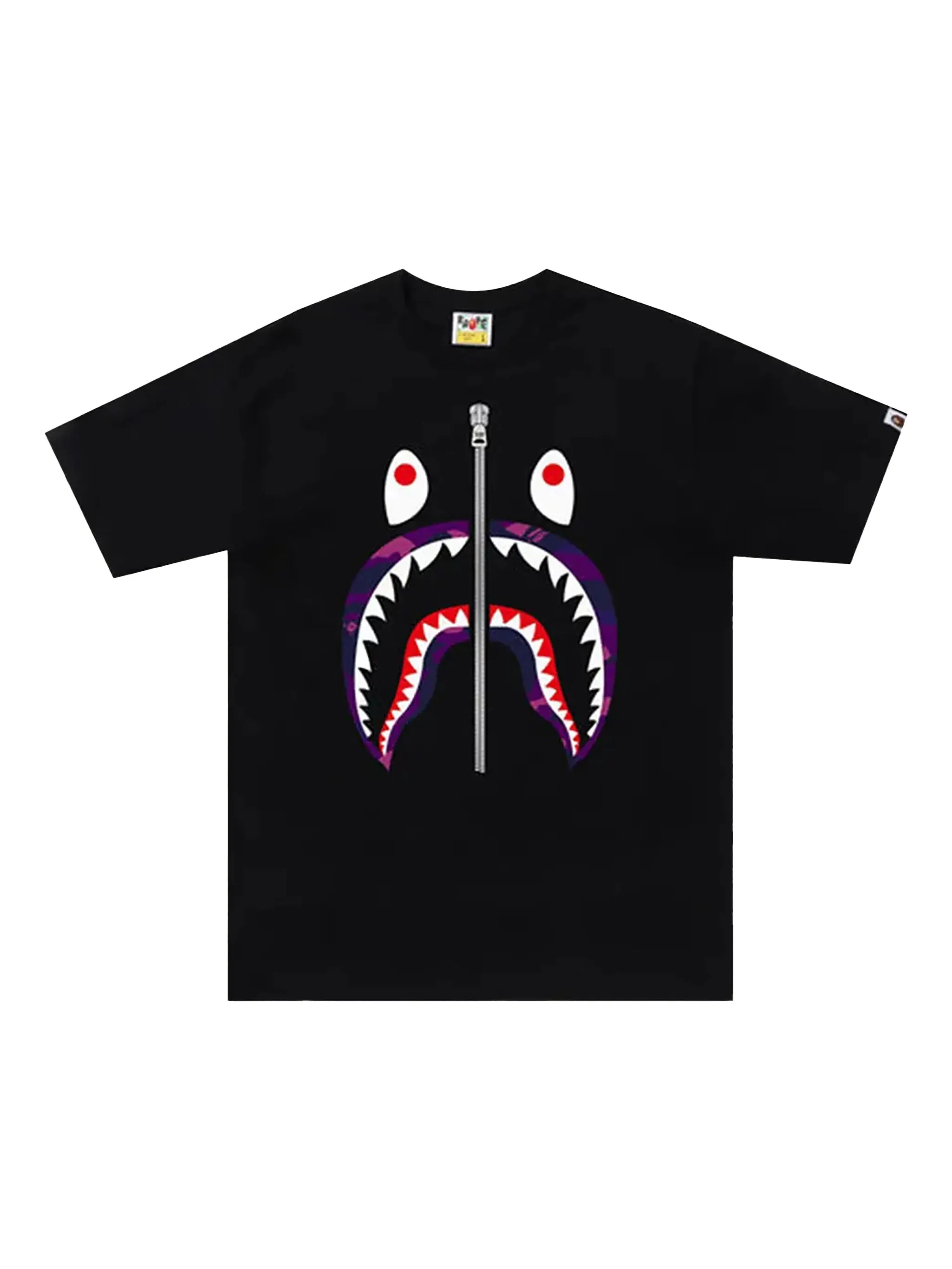 

Футболка The City Camo Shark A Bathing Ape, черный