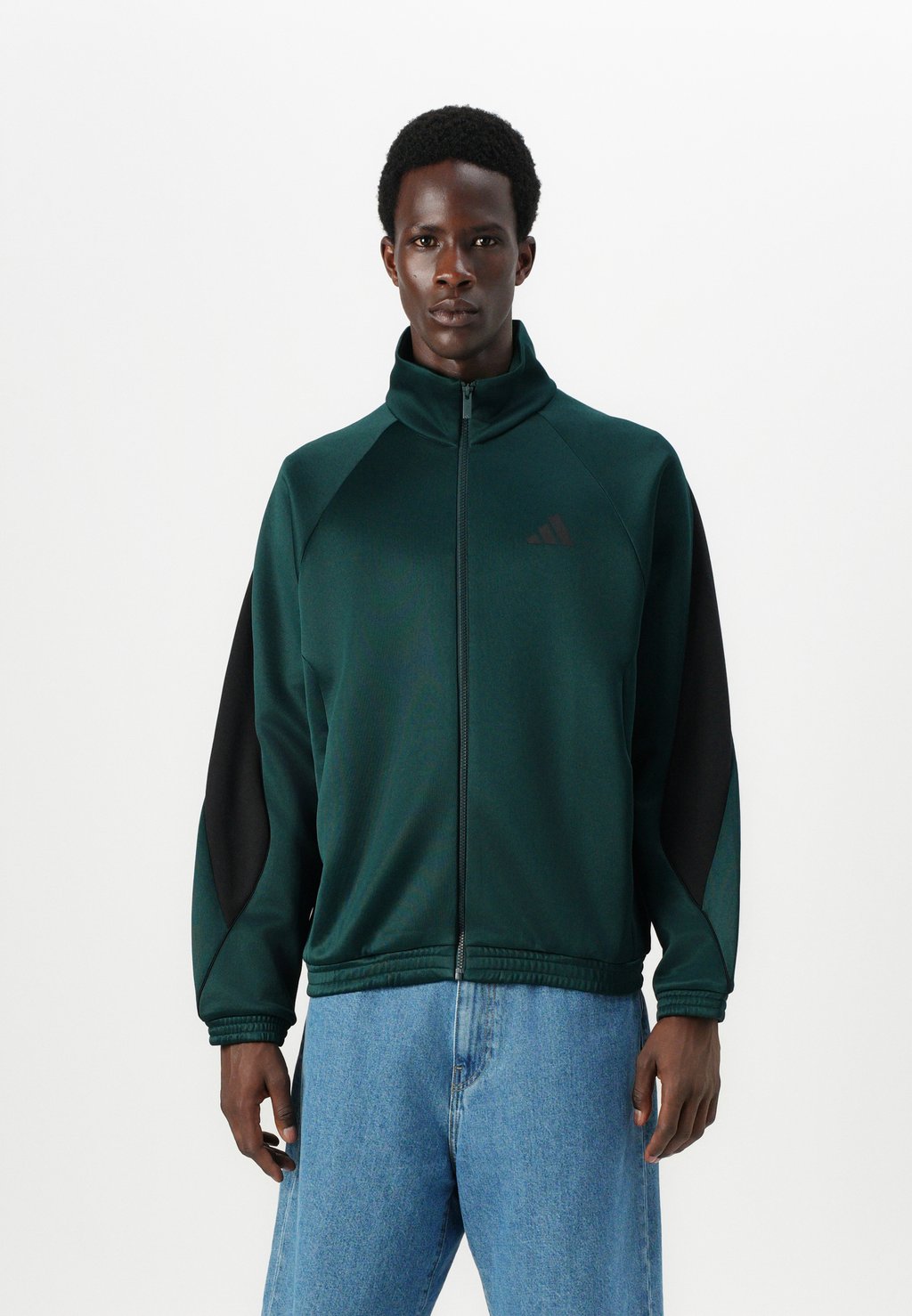 

Толстовка на молнии STADIUM Adidas Sportswear, темно-зеленый