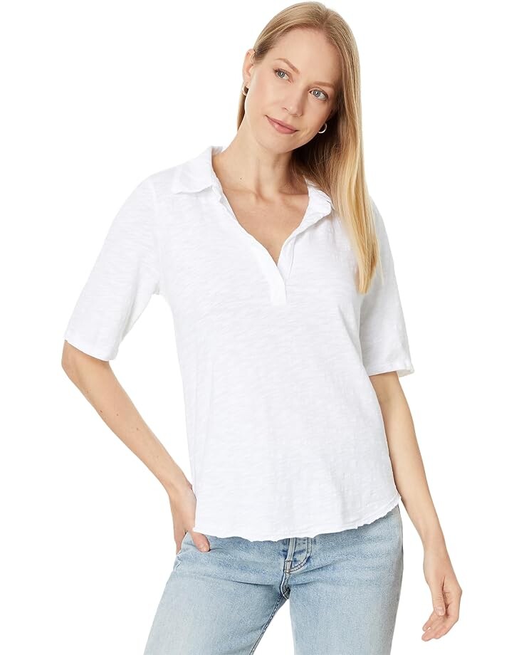 

Футболка Mod-o-doc Half Sleeve Easy Polo Tee, белый