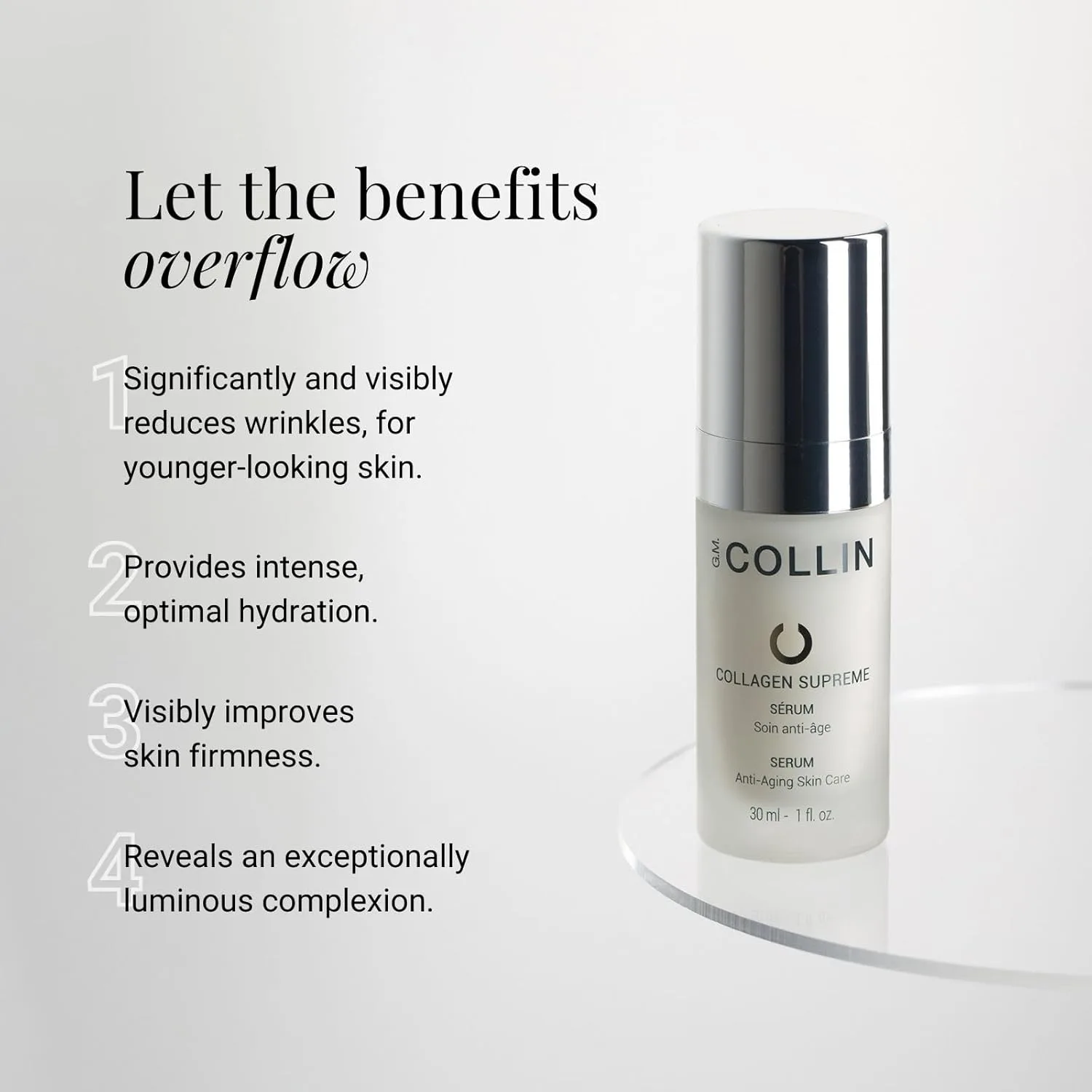 Сыворотка Gm Collin — Collagen Supreme Serum | Увлажняющая антивозрастная для лица с веганским коллагеном — фото 4
