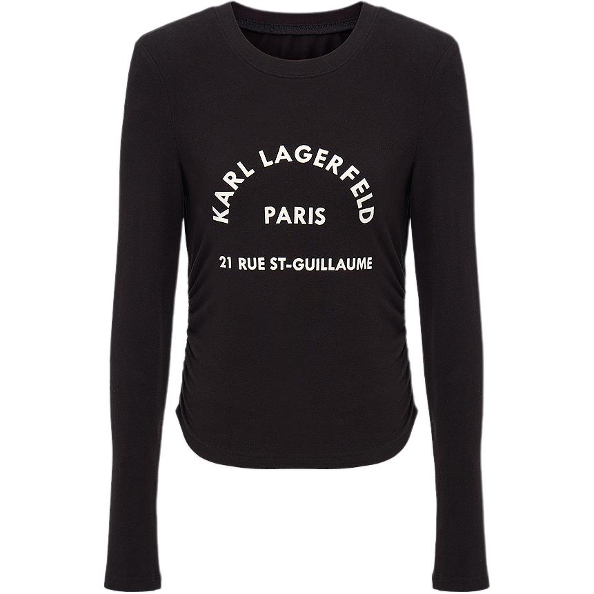 

Футболка KARL LAGERFELD FW25 Regular женская KARL LAGERFELD / Karl Lagerfeld Jeans, черный